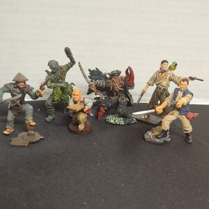 4/$20 Disney Pirates Of The Caribbean Mini Figures Lot Of 6